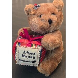 Terry's Village Plush Teddy Bear with‎ Gift A Friend Like You Is the Best Gift